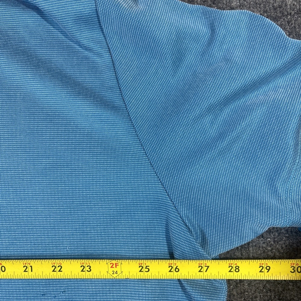 Tommy Bahama Polo Shirt 3XL Blue Performance Golf Short Sleeve Modal Blend - Picture 7 of 7